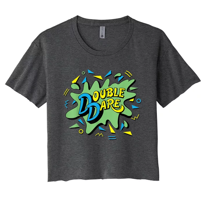 Double Dare TV Show Logo Women's Crop Top Tee