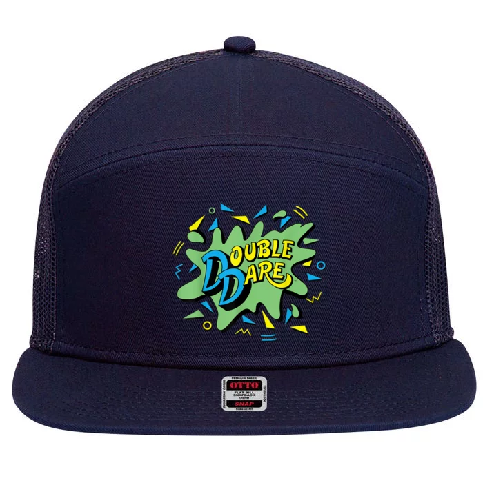 Double Dare TV Show Logo 7 Panel Mesh Trucker Snapback Hat