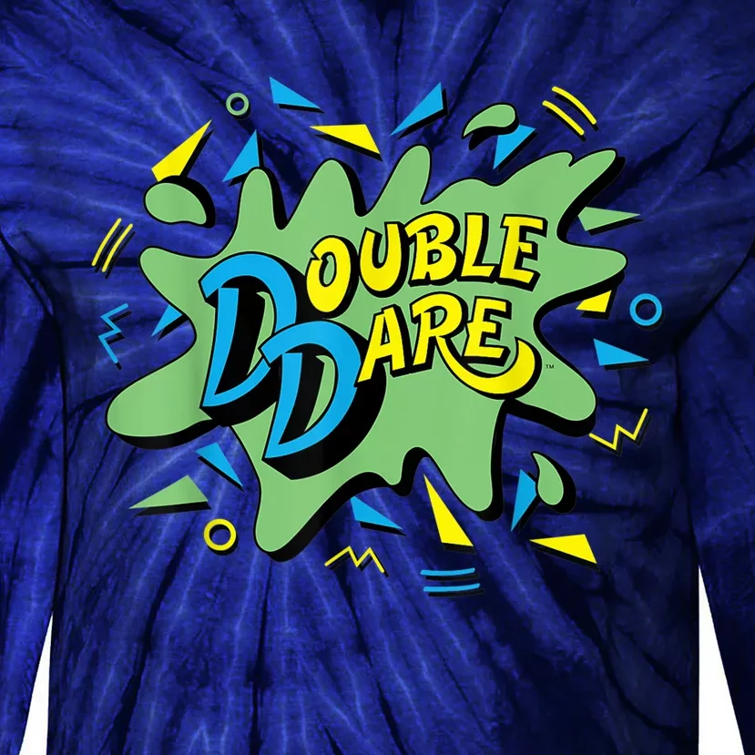 Double Dare TV Show Logo Tie-Dye Long Sleeve Shirt