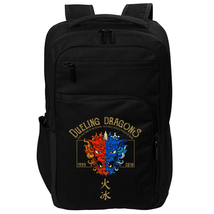 Dueling Dragons Tribute Defunct Roller Coaster Impact Tech Backpack