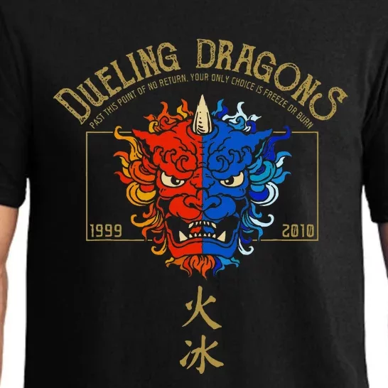 Dueling Dragons Tribute Defunct Roller Coaster Pajama Set