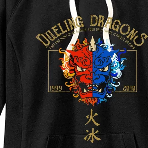 Dueling Dragons Tribute Defunct Roller Coaster Women's Fleece Hoodie