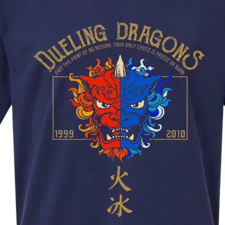 Dueling Dragons Tribute Defunct Roller Coaster Sueded Cloud Jersey T-Shirt