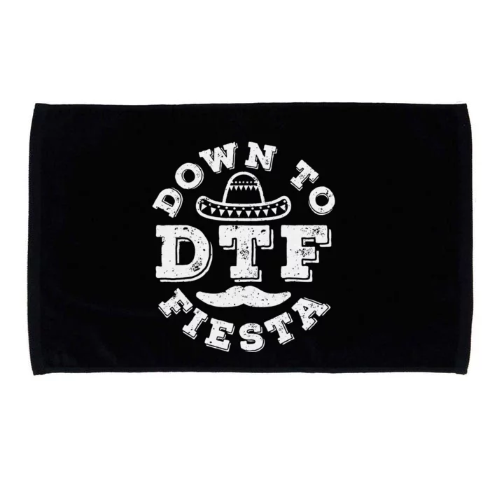 DTF Down To Fiesta Cinco De Mayo Party Gifts Microfiber Hand Towel