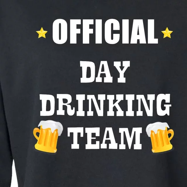 Day Drinking Team Beer Liquor Alcohol Tee Cropped Pullover Crew