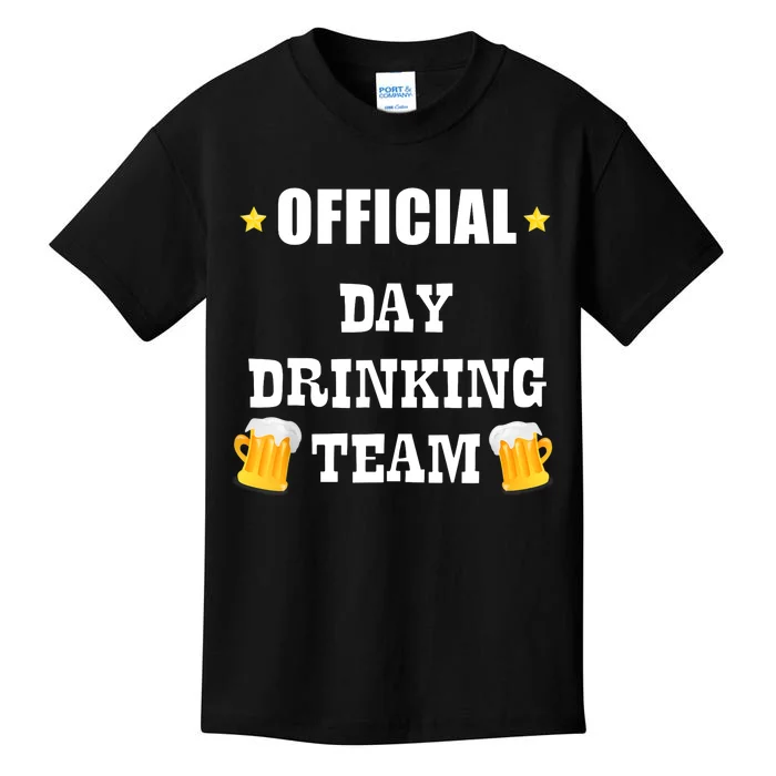 Day Drinking Team Beer Liquor Alcohol Tee Kids T-Shirt