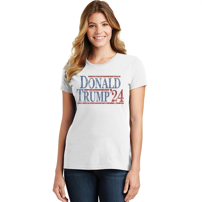 Distressed Donald Trump 2024 Donald Trump 24 Women's T-Shirt