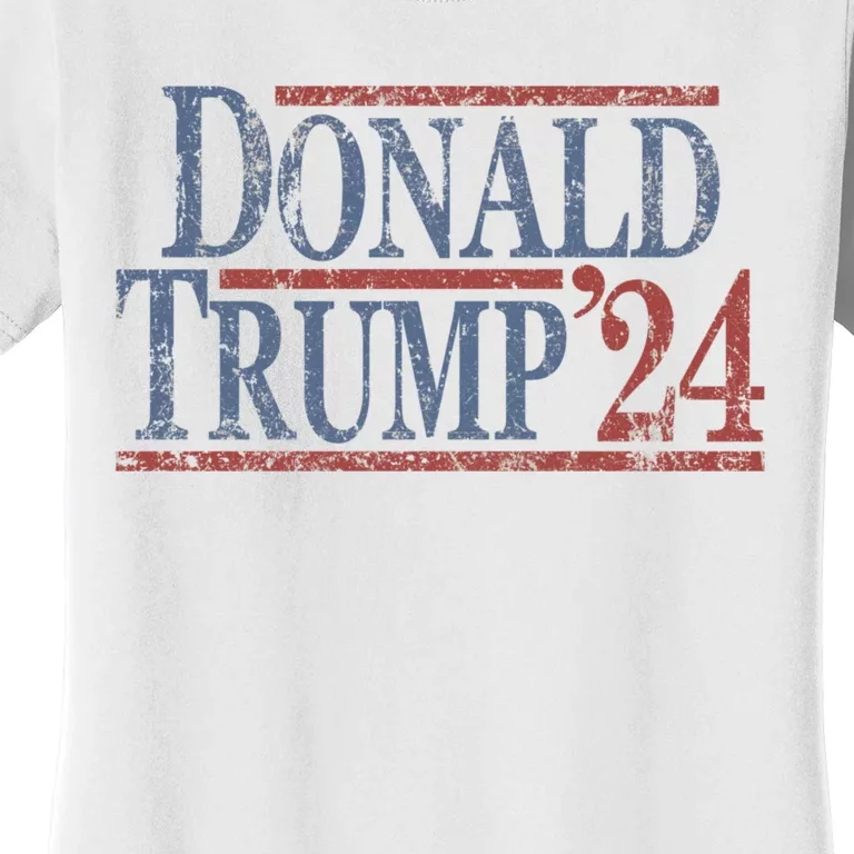 Distressed Donald Trump 2024 Donald Trump 24 Women's T-Shirt