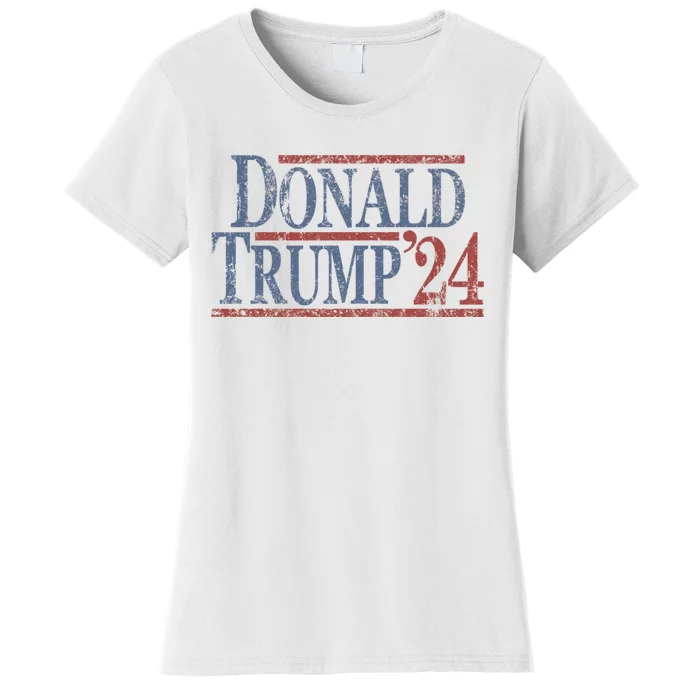 Distressed Donald Trump 2024 Donald Trump 24 Women's T-Shirt