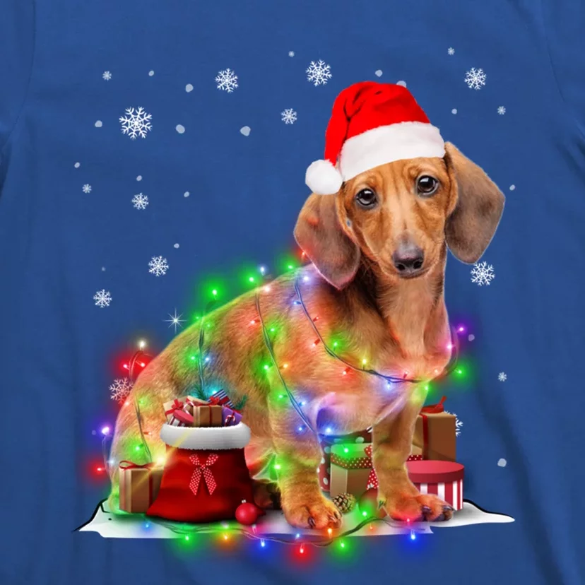 Dachshund Dogs Tree Christmas Sweater Xmas Pet Dog Lover Cool Gift T-Shirt