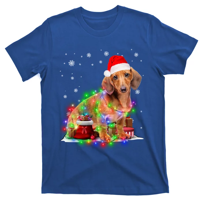 Dachshund Dogs Tree Christmas Sweater Xmas Pet Dog Lover Cool Gift T-Shirt