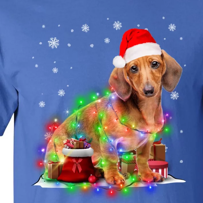 Dachshund Dogs Tree Christmas Sweater Xmas Pet Dog Lover Cool Gift Tall T-Shirt