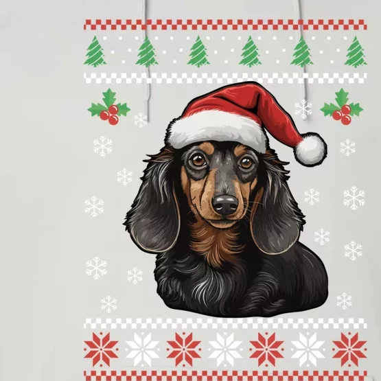 Dachshund Dog Ugly Christmas Gift Performance Fleece Hoodie