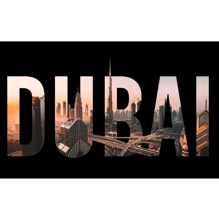 DUBAI Bumper Sticker