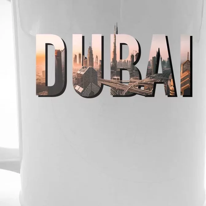 DUBAI Front & Back Beer Stein