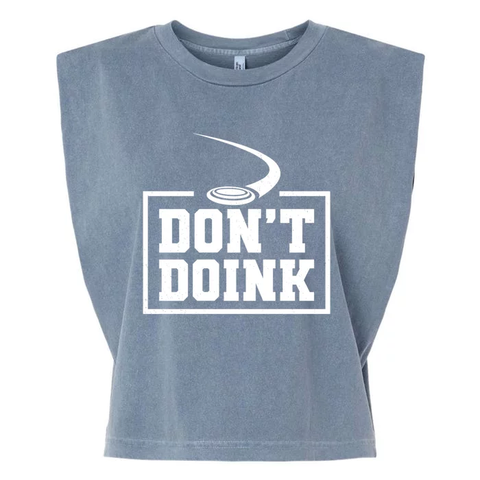 DonT Doink Ultimate Frisbee Cute Gift Garment-Dyed Women's Muscle Tee