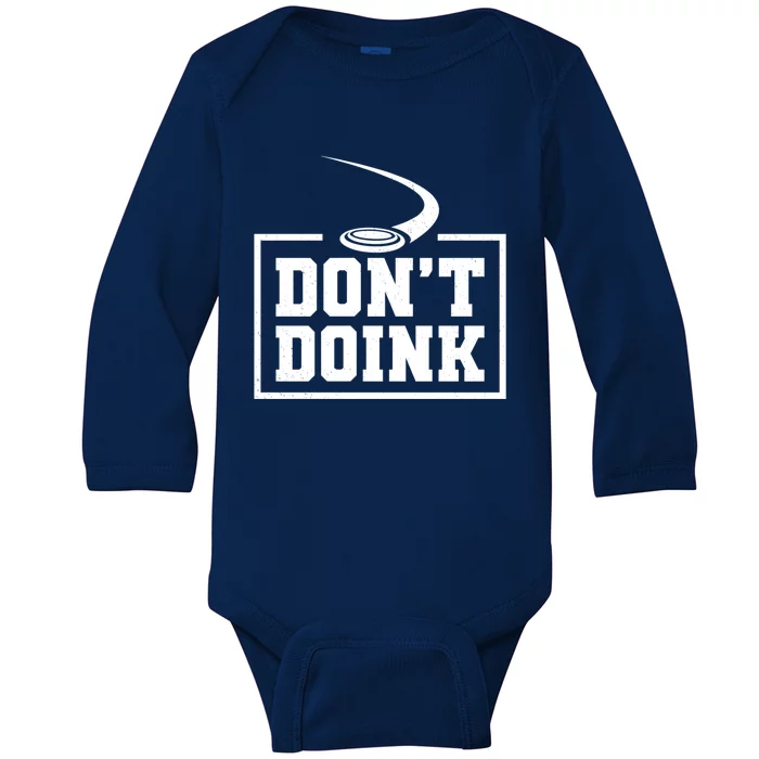 DonT Doink Ultimate Frisbee Cute Gift Baby Long Sleeve Bodysuit