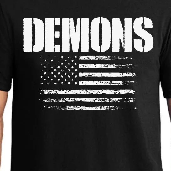 Durango Demons Usa Flag Pride Pajama Set