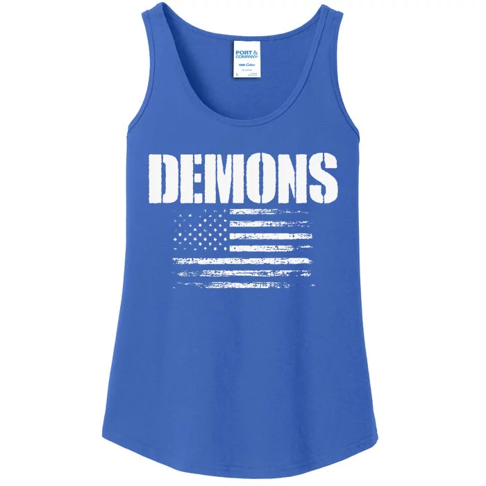 Durango Demons Usa Flag Pride Ladies Essential Tank