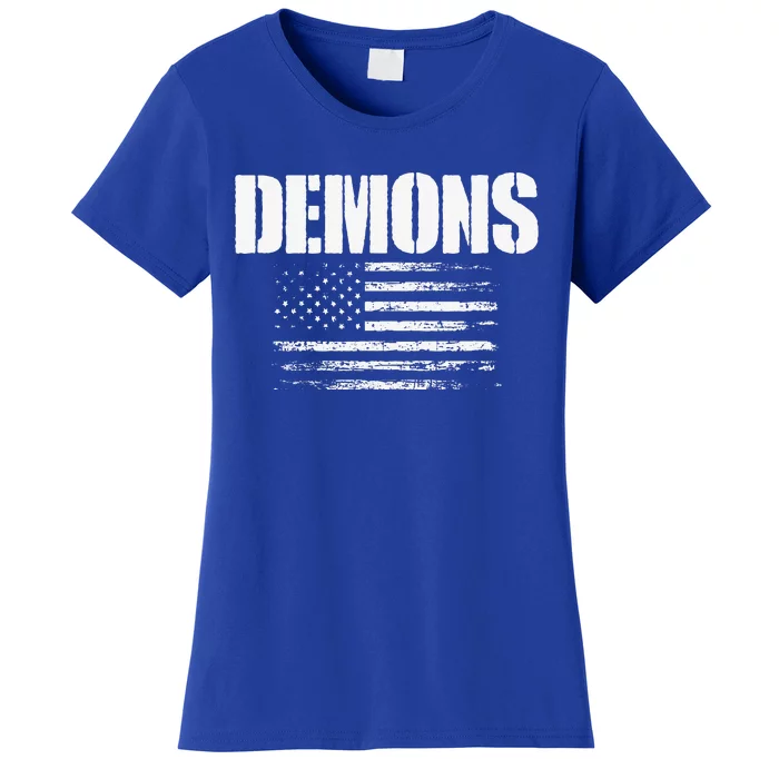 Durango Demons Usa Flag Pride Women's T-Shirt