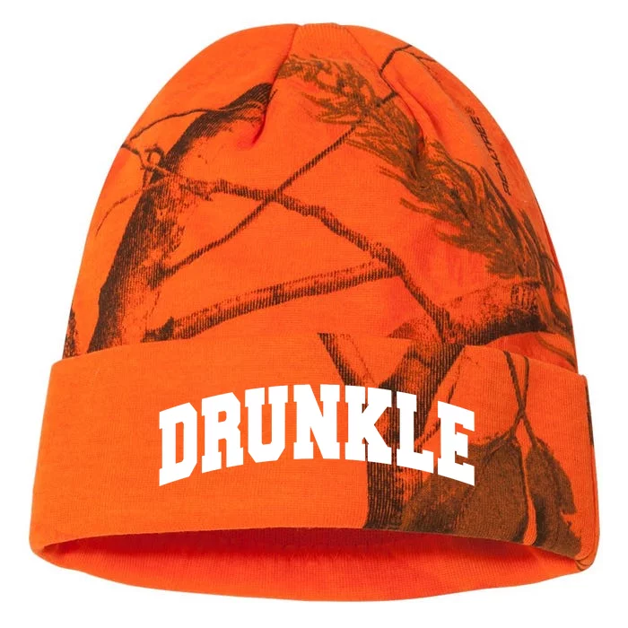 Drunkle Drunk Uncle Gift Funny FatherS Day Kati - 12in Camo Beanie