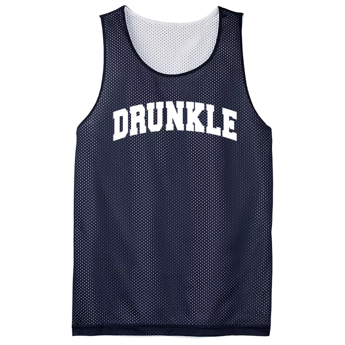 Drunkle Drunk Uncle Gift Funny FatherS Day Mesh Reversible Basketball Jersey Tank