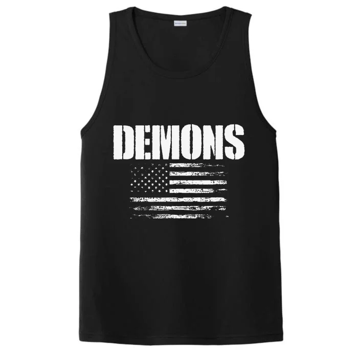 Durango Demons Usa Flag Pride Performance Tank