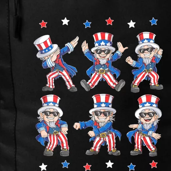 Dancing Dabbing Uncle Sam 4th Of July Daily Commute Backpack