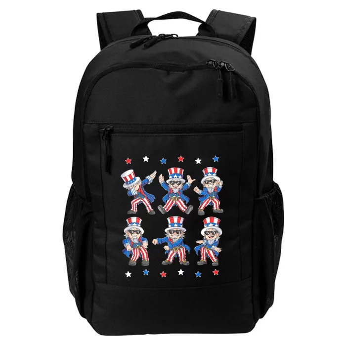 Dancing Dabbing Uncle Sam 4th Of July Daily Commute Backpack