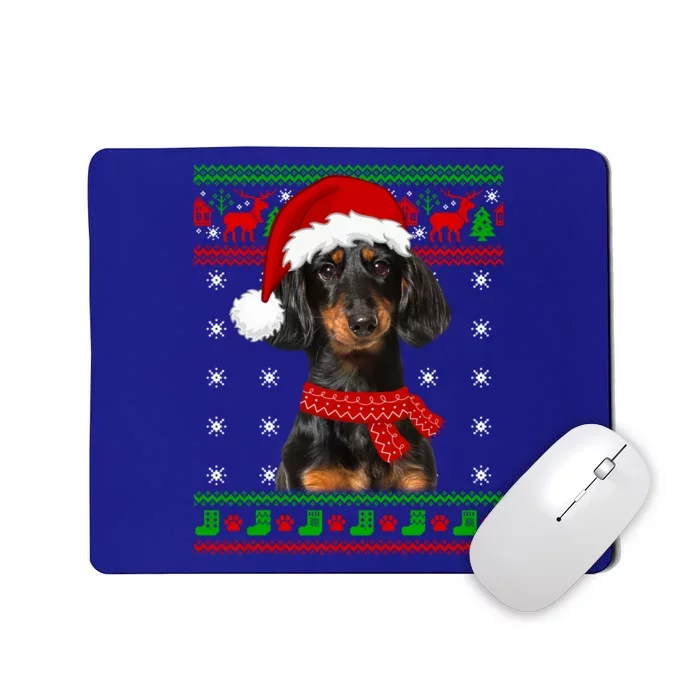 Dachshund Dog Ugly Sweater Christmas Puppy Dog Lover Great Gift Mousepad