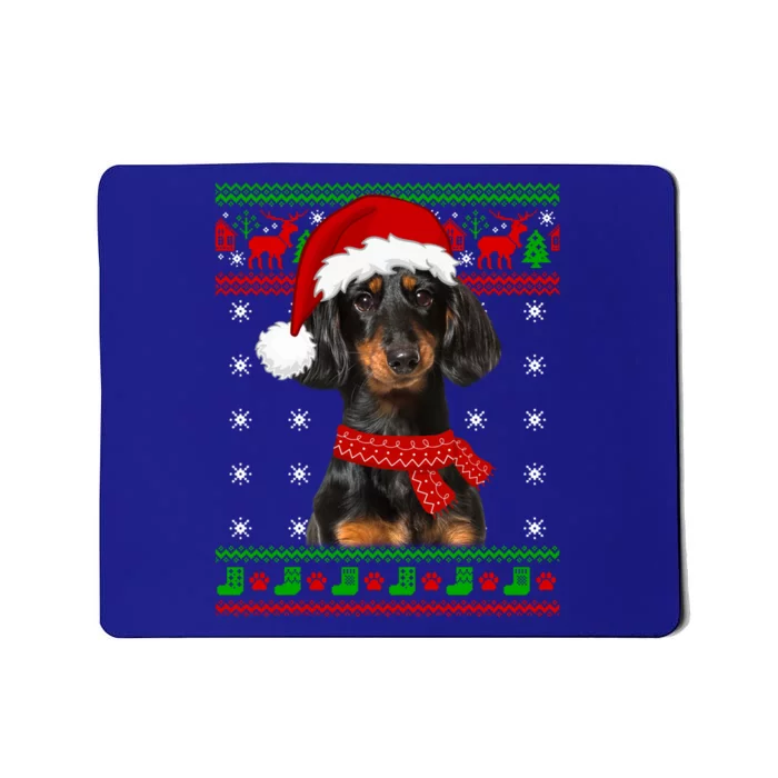 Dachshund Dog Ugly Sweater Christmas Puppy Dog Lover Great Gift Mousepad