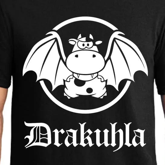 Drakuhla Dracula Vampire Cow Cute Pajama Set