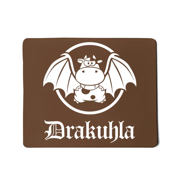 Drakuhla Dracula Vampire Cow Cute Mousepad