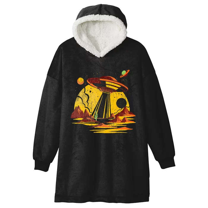 Desert Dwellers Vintage Hooded Wearable Blanket