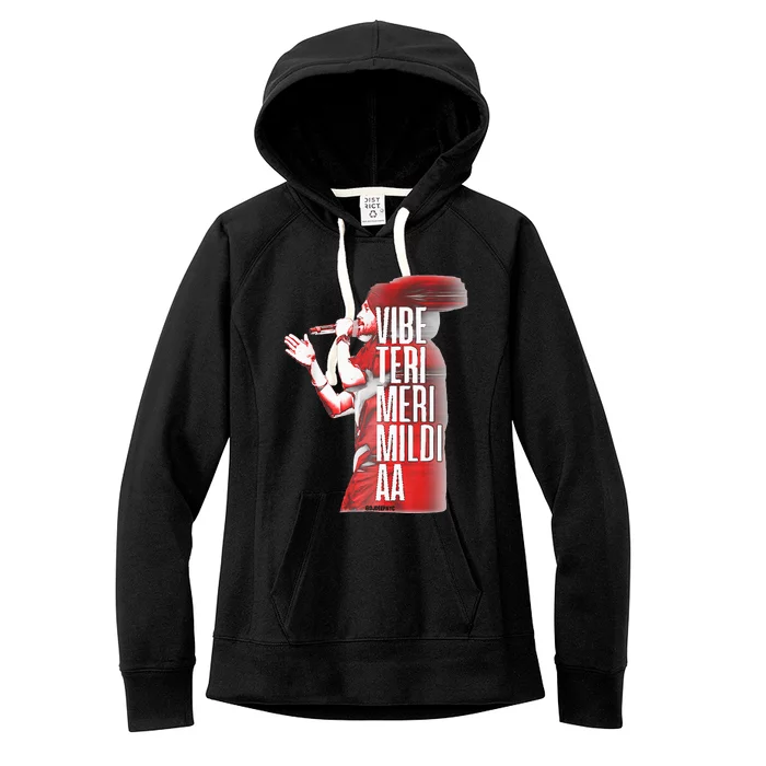 Diljit Dosanjh Vibe Teri Meri Mildi Aa Desi Women's Fleece Hoodie