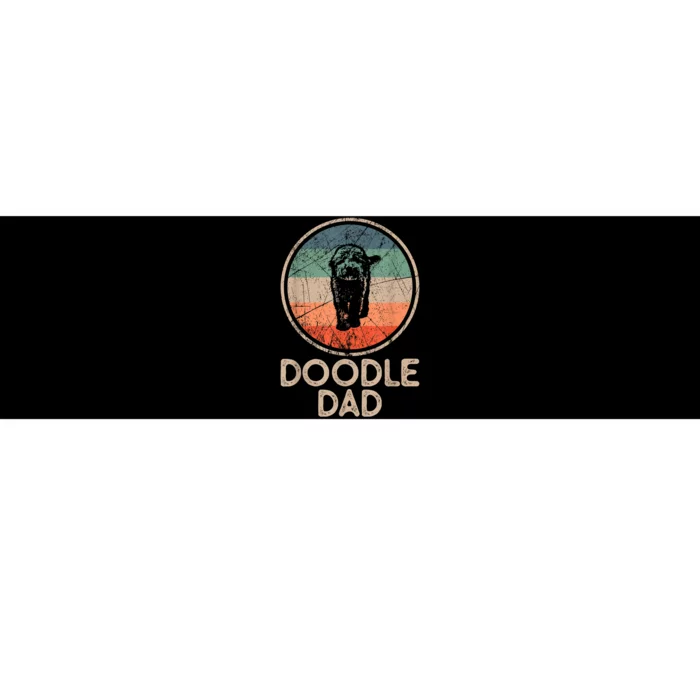 Doodle Dog Vintage Doodle Dad Bumper Sticker