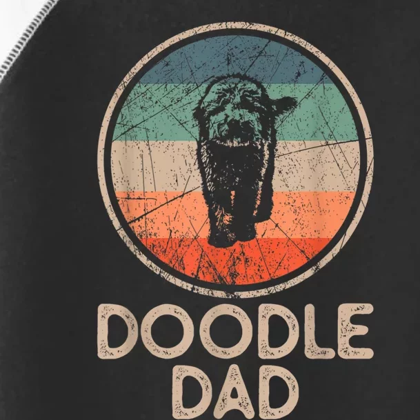 Doodle Dog Vintage Doodle Dad Toddler Fine Jersey T-Shirt