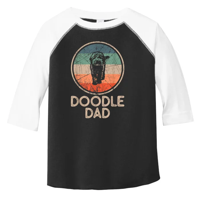 Doodle Dog Vintage Doodle Dad Toddler Fine Jersey T-Shirt