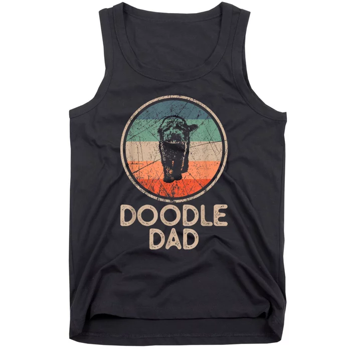 Doodle Dog Vintage Doodle Dad Tank Top