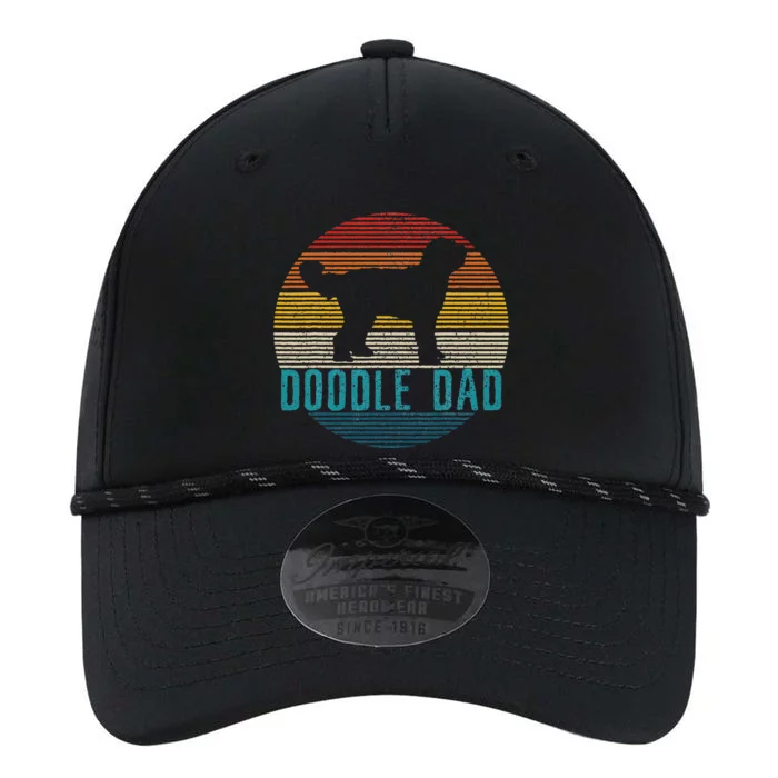 Doodle Dad Vintage Goldendoodle Dog Owner Funny Gift Performance The Dyno Cap