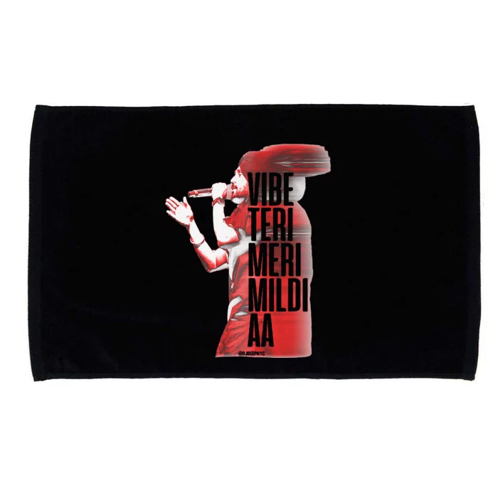 Diljit Dosanjh Vibe Teri Meri Mildi Aa Desi Microfiber Hand Towel