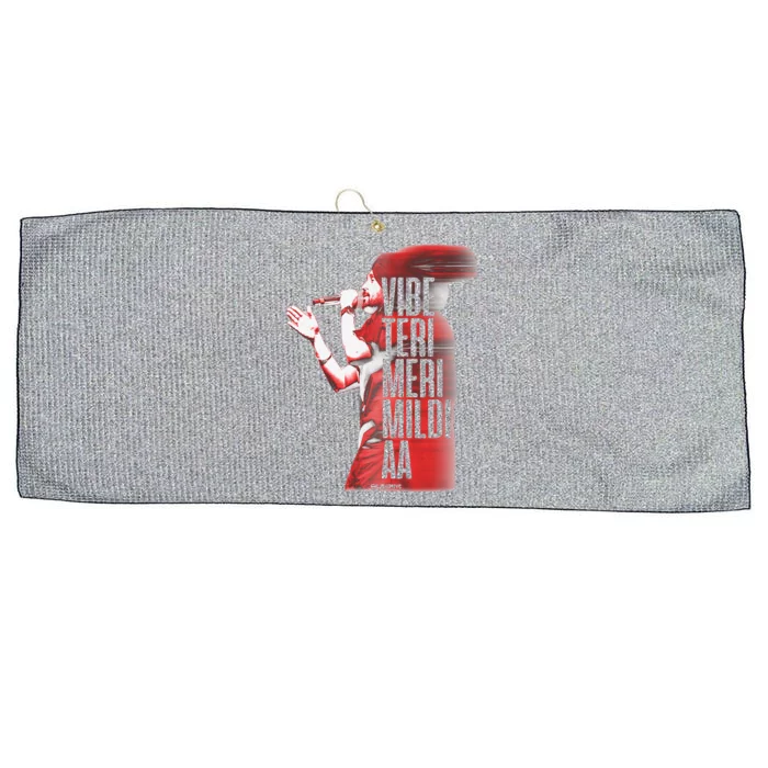 Diljit Dosanjh Vibe Teri Meri Mildi Aa Desi Large Microfiber Waffle Golf Towel