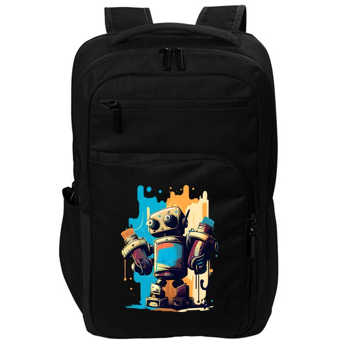 Digital Da Vinci: Graffiti BotS Artistic Code Impact Tech Backpack