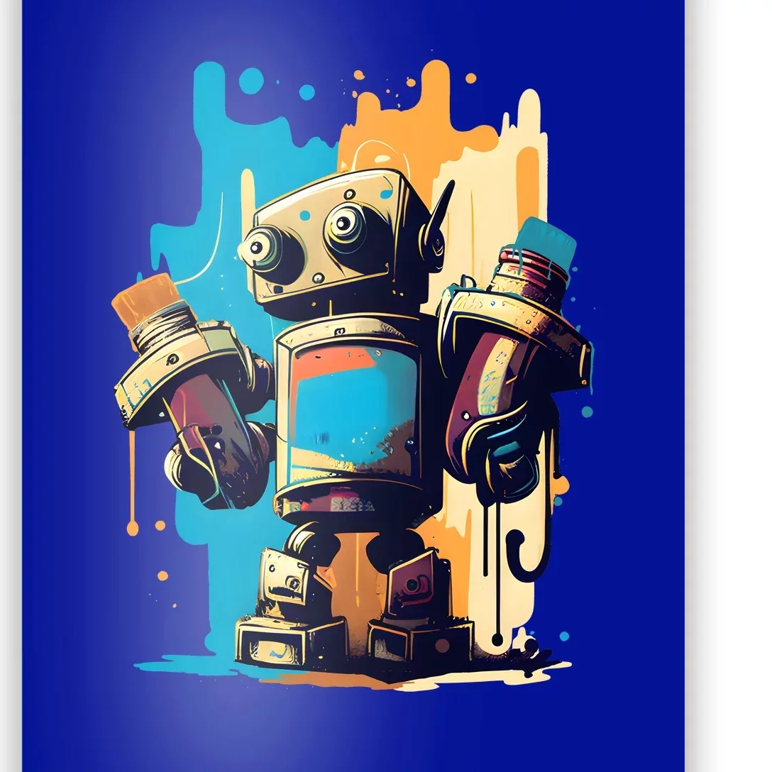 Digital Da Vinci: Graffiti BotS Artistic Code Poster