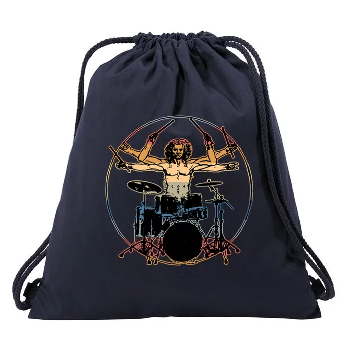 Davinci Drummer Vintage Drawstring Bag