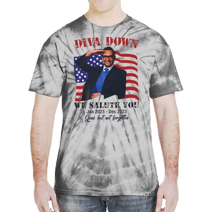 Diva Down We Salute You George Santos Tie-Dye T-Shirt