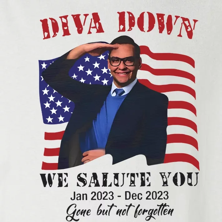 Diva Down We Salute You George Santos Toddler Long Sleeve Shirt