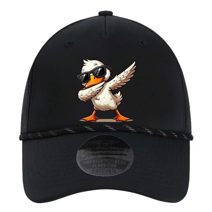 Dabbing Duck With Sunglasses Funny Cartoon Graphic Performance The Dyno Cap