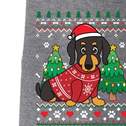 Dachshund Doxie Weenie Christmas Ornat Tree Xmas Gift Funny Gift Doggie 3-End Fleece Hoodie