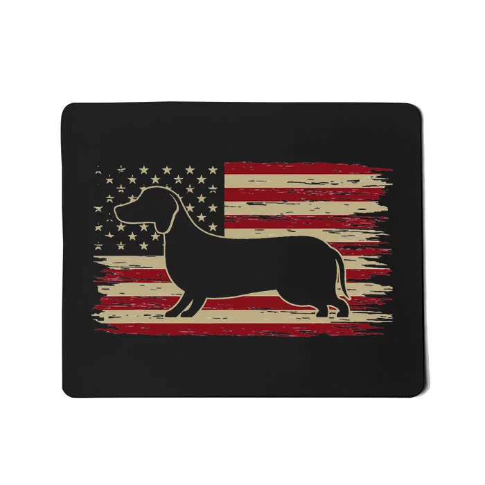 Dachshund Dad Weiner Weenie Apparel dog lover holder design Mousepad